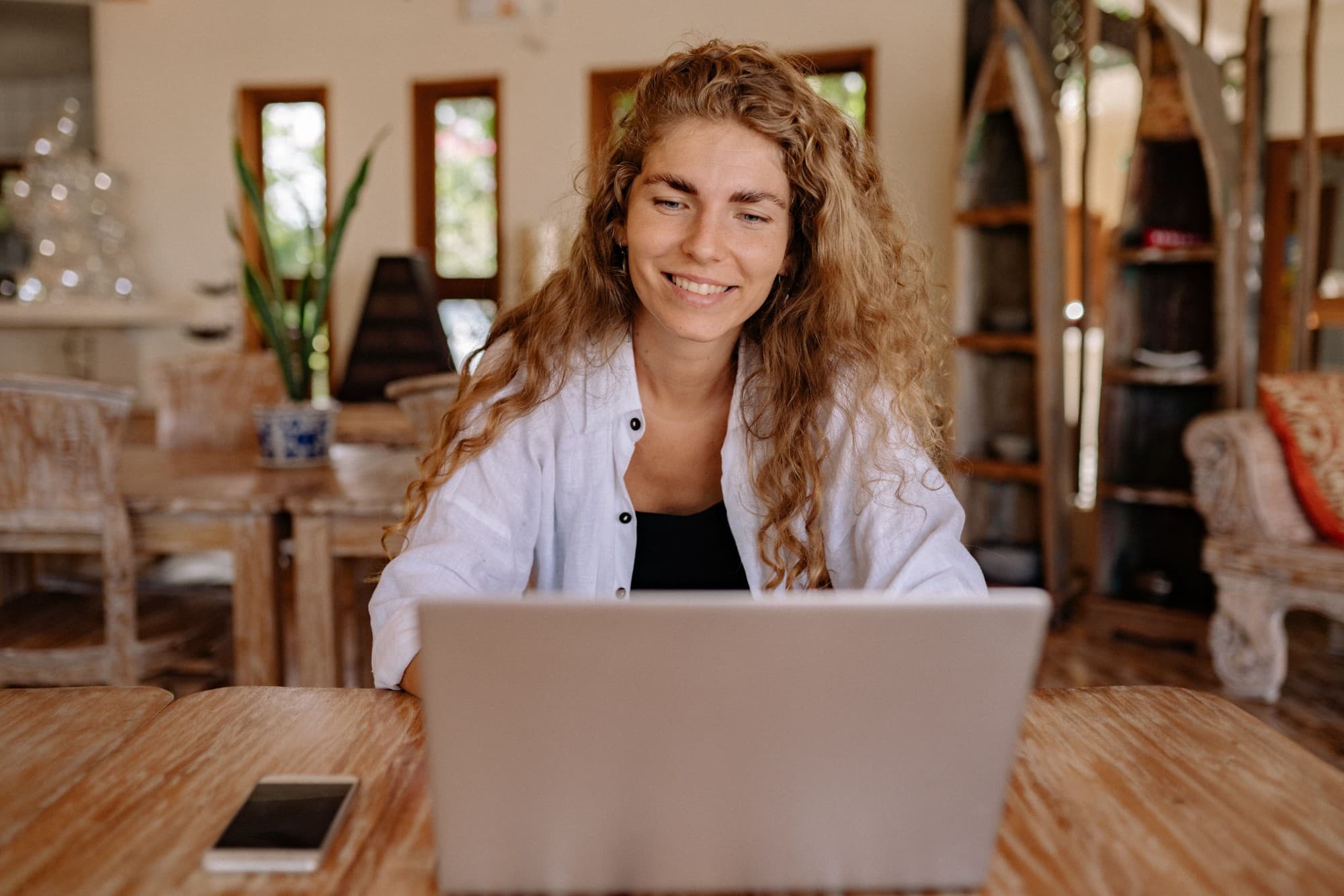 A woman at peace and confident after being known and supported
